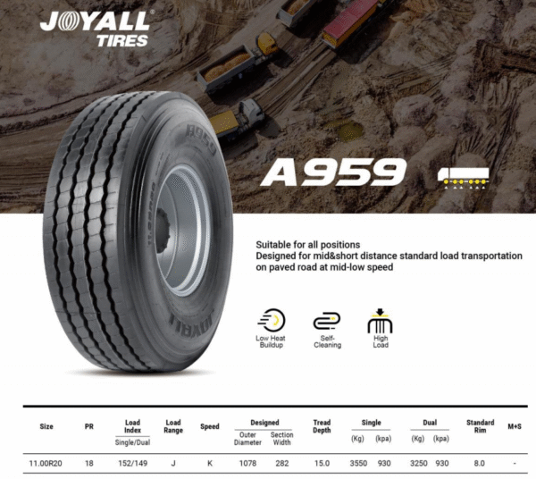 11R20-A959-PR18- JOYALL - Image 3